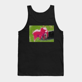 Rosaroter Elefant / Swiss Artwork Photography Tank Top